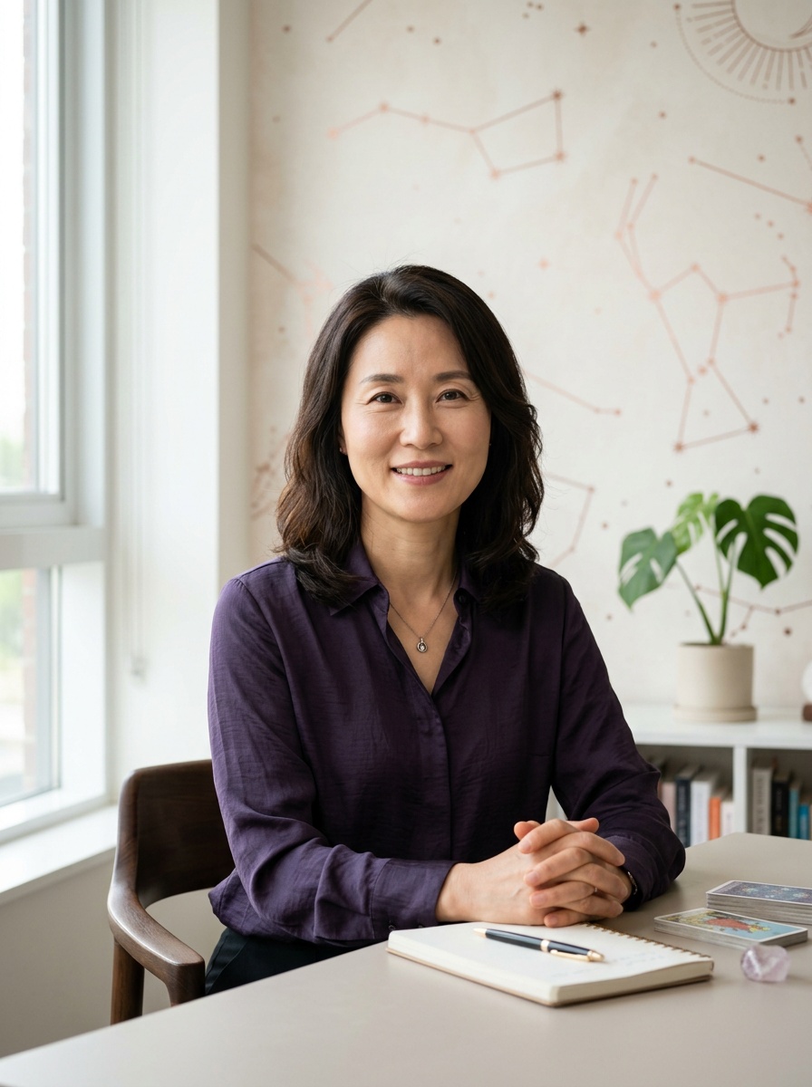 별점 명리 가이드 서하윤 — 한국인 여성 프로필